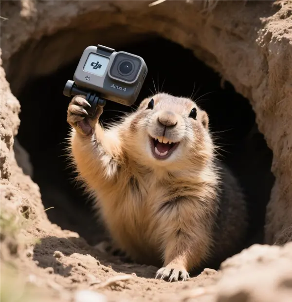 大疆Action 4被土撥鼠偷走 客服小姐姐都被逗笑了 大疆Action 4被土撥鼠偷走 客服小姐姐都被逗笑了