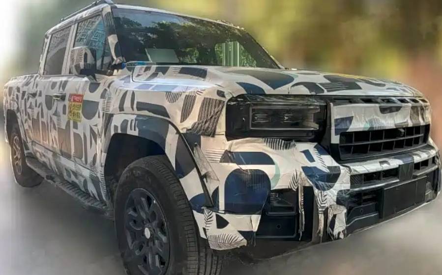 捷途縱橫 F700 量產版諜照曝光,定位越野皮卡,搭載鯤鵬超能混動系統(tǒng)