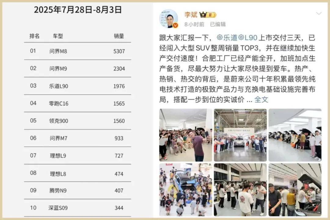 蔚來(lái)遭遇“車型政變” ES8緊急換代“清君側(cè)”