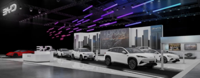 比亞迪首款電動輕自動車亮相日本 比亞迪首款電動輕自動車亮相日本